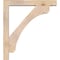 Ekena Millwork Legacy Block Smooth Bracket w/ Offset Brace, Douglas Fir, 5 1/2"W x 34"D x 38"H BKT0604X34X38LEC05SDF - alternate 3